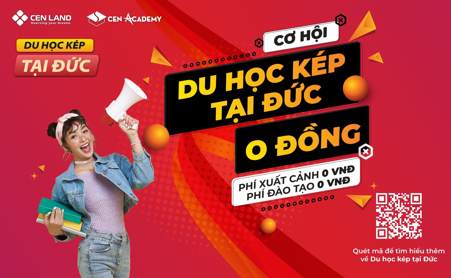 Tung ưu đãi kép cực lớn – Cen Academy mang tới cơ hội du học kép 0 đồng cho người Việt trẻ